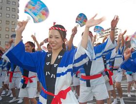  第48回 くま川祭り総踊り参加2